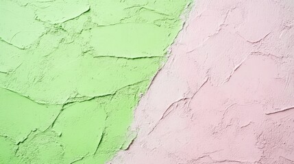 Poster - An Artistic Blend of Raspberry Pink and Lime Green in a Bold Abstract Texture