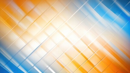 Poster - Royal Blue and Melon Hues Create an Abstract Backdrop That Sparks Creativity