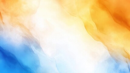 Poster - Vibrant Interplay of Ultramarine and Gold Ochre Creates a Dynamic Abstract Texture