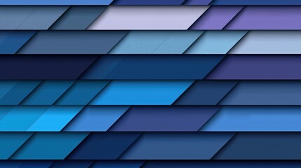 Wall Mural - Abstract Geometric Pattern in Vibrant Blue and Purple Tones