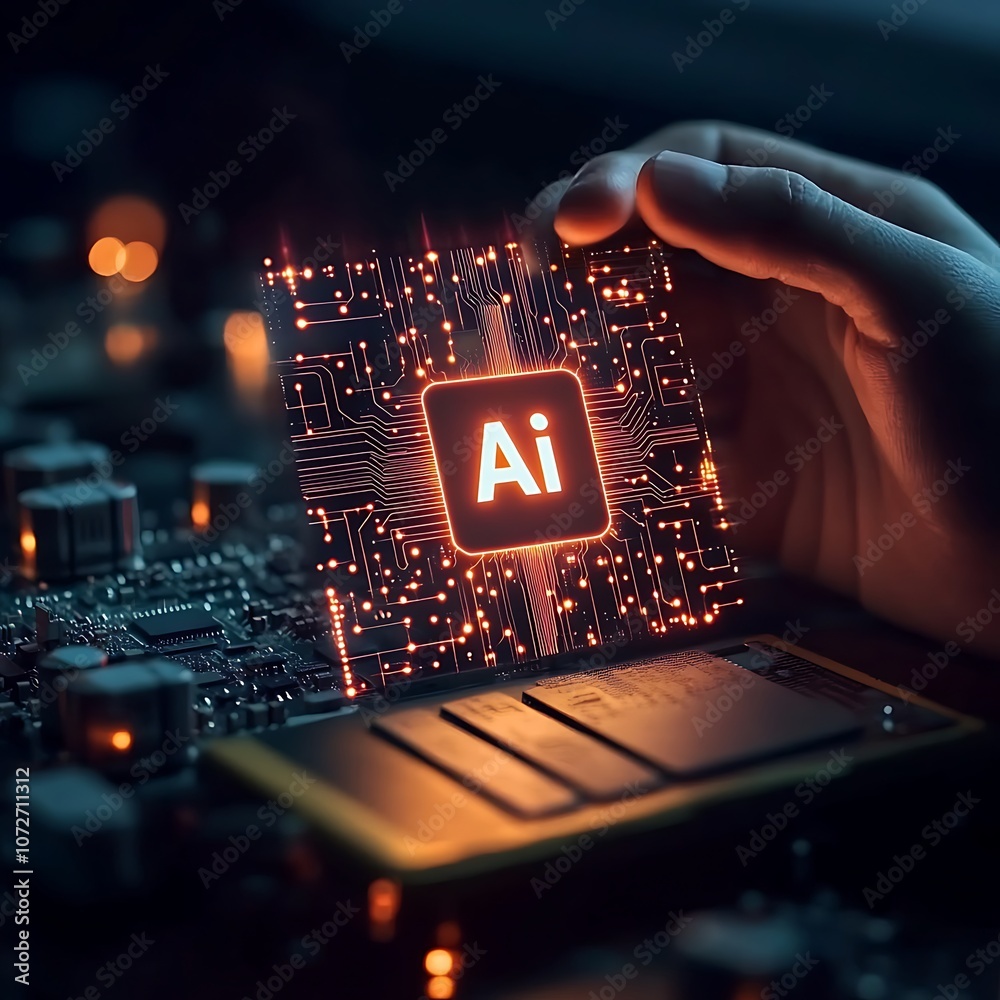 Artificial intelligence neural network digital brain machine deep ...