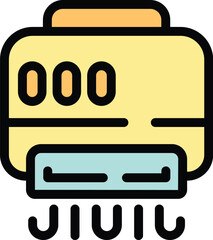 Poster - This vector illustration features a credit card being swiped, emphasizing the magnetic stripe technology used for transactions