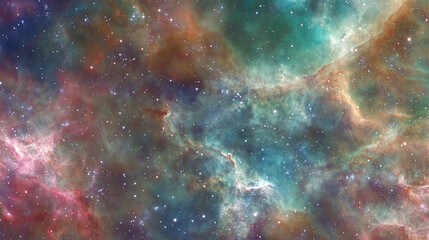 nebula in the space, stardust