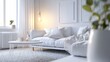 © erfan - Modern White Living Room Interior Design