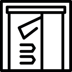 Poster - Voting booth with ballot and check mark, casting a vote in elections