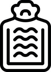 Poster - Classic hot water bottle offering soothing warmth, perfect for relieving aches, pains, and staying cozy on chilly nights
