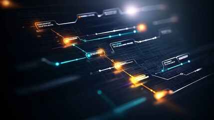 Poster - Visual Representation of a Customer Journey Map Illustrating Key Touchpoints and Stages for Enhanced User Experience and Interaction in a Digital Landscape