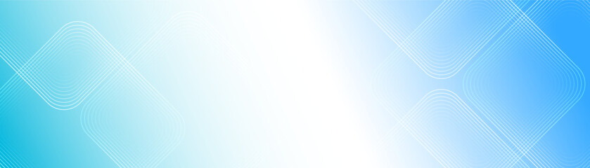 Aufkleber - Abstract Blue Background with Overlapping White Line Patterns and Gradient