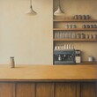 © Tee - Cozy cafe with minimalist design elements.