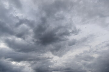 Wall Mural - blue sky and white cloud background, cloudy in rainny season