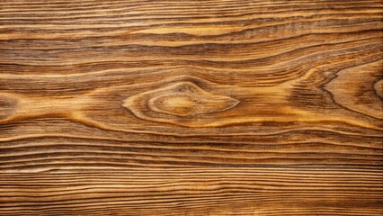 Aufkleber - Closeup of a rich, warm-toned woodgrain, exhibiting intricate patterns of grain and knots, showcasing the beauty of natural wood texture.