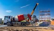 © 和正 住原 - The design of mixer trucks allows for easy maneuverability.