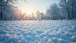 © Shmidt Vladilen - Winter wallpapers Hello, January
