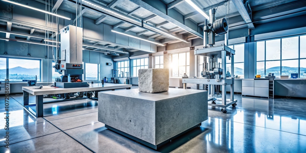 Industrial Lab Testing Building Materials for Quality Control of ...