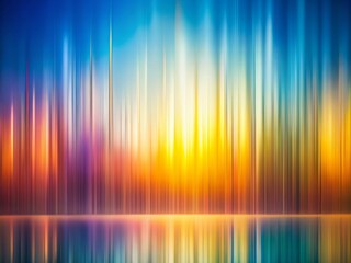 Fototapete - Abstract Colorful Vertical Stripes with Blurred Edges Creating a Dreamy and Ethereal Atmosphere for Modern Minimalist Decor and Digital Art Backgrounds