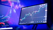 © Maximusdn - Technical analysis on the monitor of a computer. Fundamental and investment
