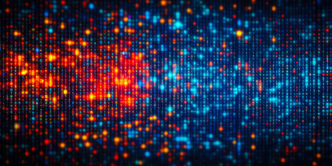 Fototapete - abstract digital binary code pattern representing data technology and coding concepts