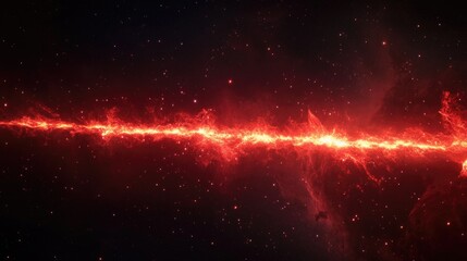 Wall Mural - Bright Red Star Field