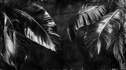 Canvas Print - Palm Leaves