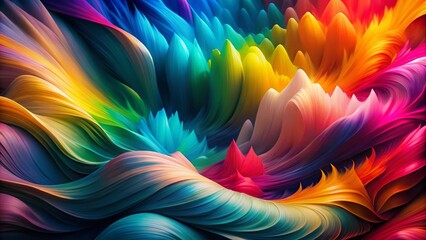 Poster - Vibrant Abstract Background Featuring a Beautiful Blend of Gradient Colors for Dynamic Visual Appeal and Artistic Expression in Creative Projects