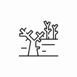 © Kamran - desert thickets icon sign vector