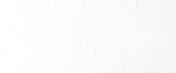 Poster - Vector white brush stroke blank background texture design element.