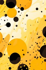 Poster - Minimalistic pattern with repeating stripes or dots in two colors and space for magazine