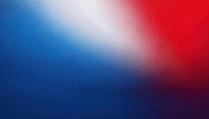 Leinwandbilder - Dynamic Abstract Gradient Texture with Red, White, and Blue Color Transition for USA Themed Backgrounds, Branding, Digital Art, and Patriotic Campaigns, Emulating the American Flag Colors