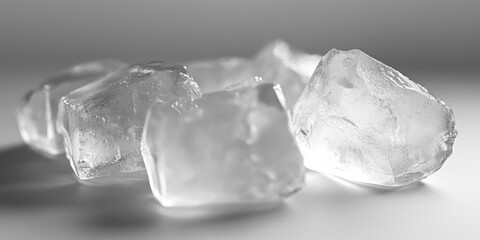 Poster - Ice Cubes on Table