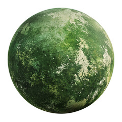 Wall Mural - isolated illustration of a green planet