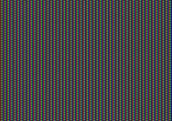 RGB pixel screen. LED display pattern with colored dots. Vector illustration.