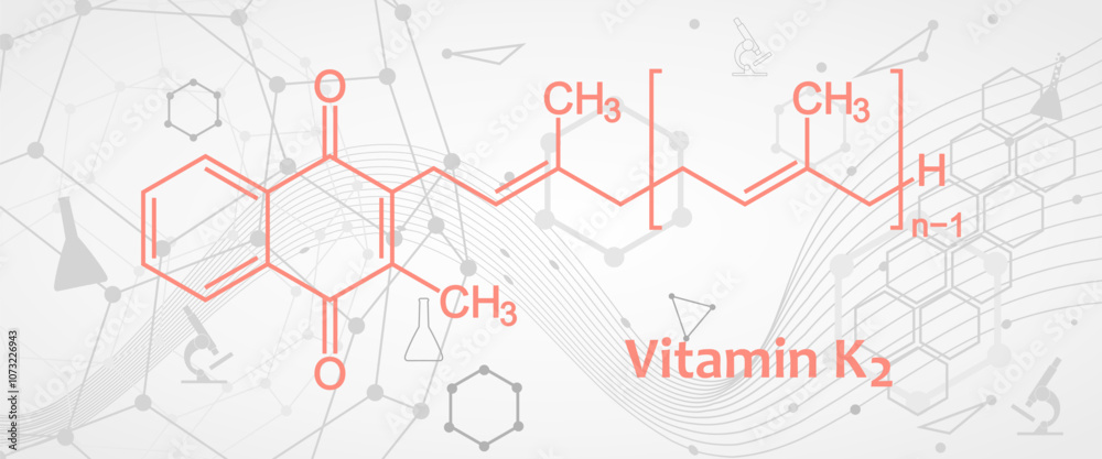 Skeletal Formula Of Vitamin K2 Chemical Molecule Stock Vector Adobe 