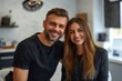 © kazakova0684 - A dentist and patient exchanging smiles after a successful cosmetic dentistry procedure, showing bright, white teeth