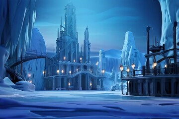 Poster - production facilities in frozen settings