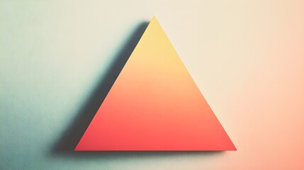 Wall Mural - Abstract Triangle Geometric Shape Gradient Background