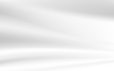 Poster - smooth white gradient background with subtle waves for modern designs