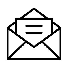Leinwandbilder - envelope icon, email message icon - Mail icon button sign, notification new message icons buttons. web vector icon