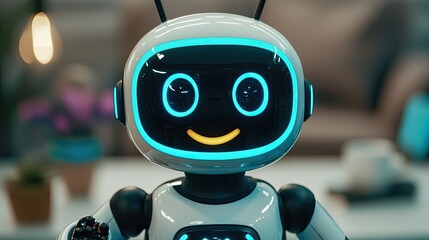 Poster - friendly robots enhance human interaction and revolutionize technology in daily life