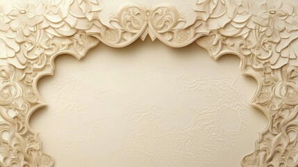 Poster - Elegant Textured Background with Floral Design