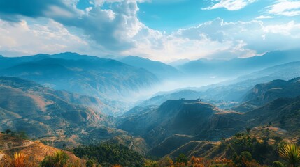 Wall Mural - Majestic Mountain Landscape