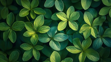 Wall Mural - Lush Green Foliage Background