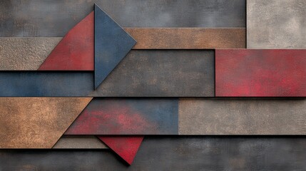 Wall Mural - Dynamic abstract painting, a captivating fusion of red and blue , creating an energetic vivid wall decor