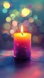 © fourtakig - Create a romantic atmosphere with blurry candlelight glow and gentle bokeh effects