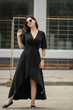 © shymar27 - Portrait of a young beautiful dark-haired girl in summer clothes in an urban environment.