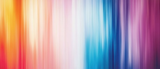 Poster - Explore the vibrant transitions of an abstract rainbow gradient artwork