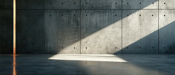 Poster - Explore the bold elegance of dark concrete textures with subtle light reflections