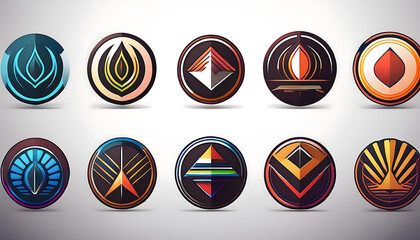 Poster -  A collection of Instagram icons featuring a realistic logo in various shapes, fill styl_1(37)