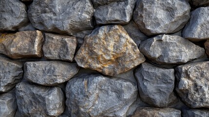 Poster - 3D rendering of a stone background