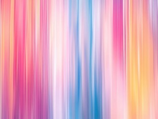 Poster - Abstract background featuring softly blurred vertical stripes in various colors Illustration