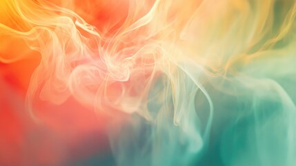 Poster - Abstract blend of magical soft blur effects creating a unique and creative graphic template design background
